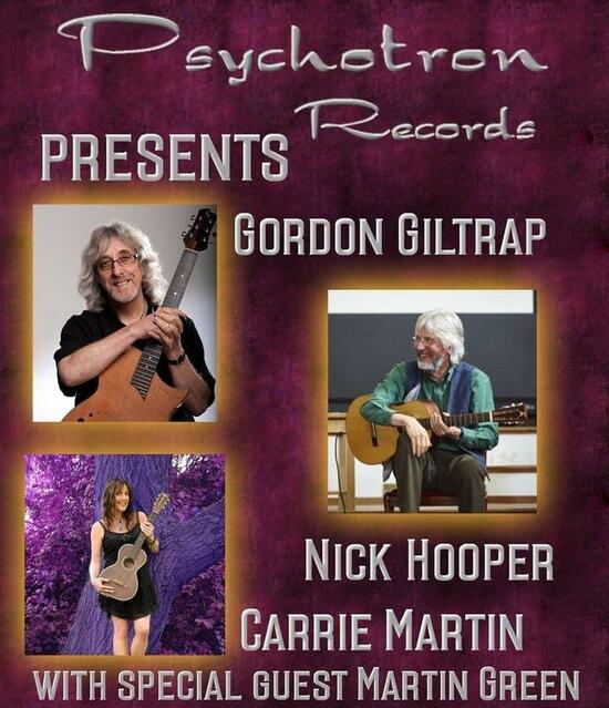 Gordon Giltrap and Friends CANCELLED DUE TO UNFORSEEN EVENTS