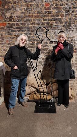 Gordon and Hilary at the Ramsgatae Tunnels